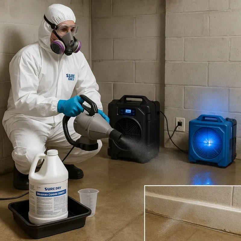 Sanitization and Odor Removal process in Somonauk, IL