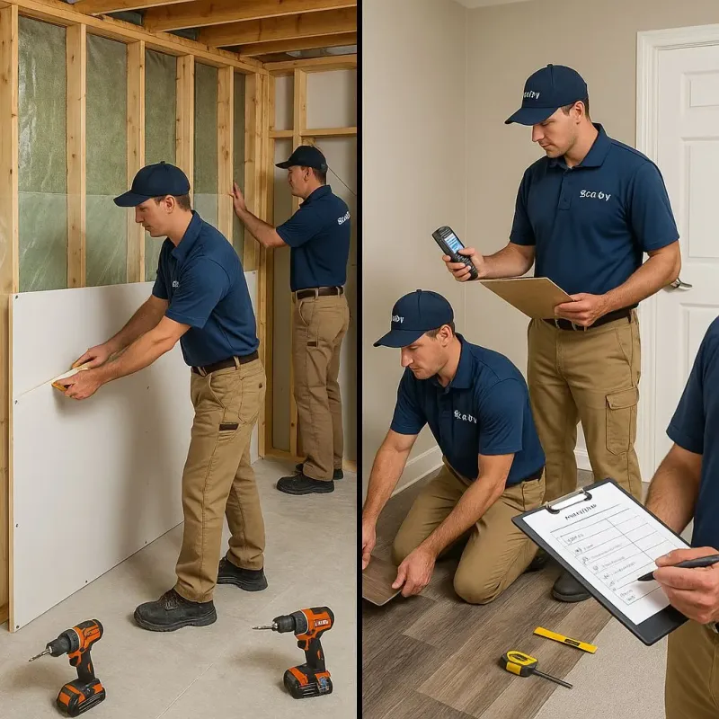 Repairs and Reconstruction process in Somonauk, IL